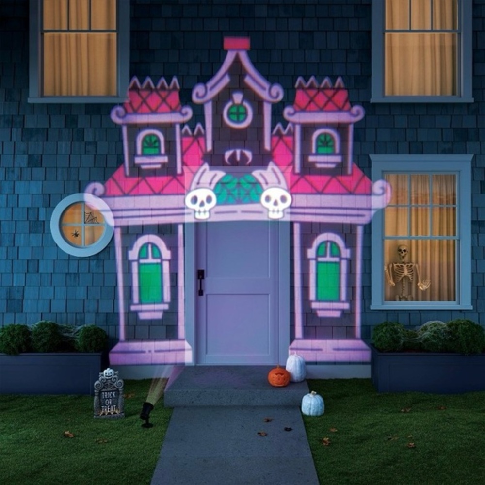 NIB. HYDE & EEK! Halloween Haunted House Light Projector